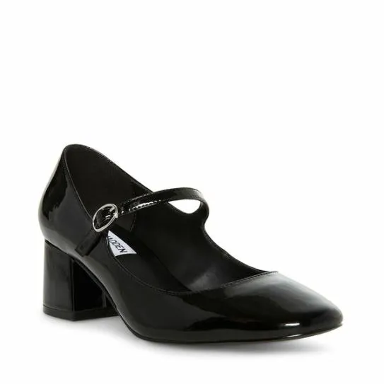 Women HAWKE BLACK PATENT Black Patent Steve Madden Heels Women HAWKE BLACK PATENT Black Patent Steve Madden Heels