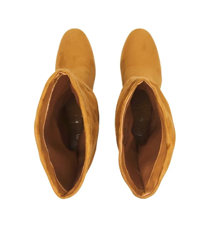 Women Heeled Boots 8211 Camel Promod Shoes Women Heeled Boots 8211 Camel Promod Shoes