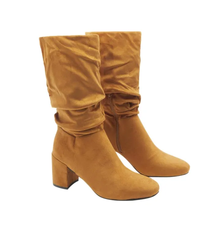 Women Heeled Boots 8211 Camel Promod Shoes Women Heeled Boots 8211 Camel Promod Shoes