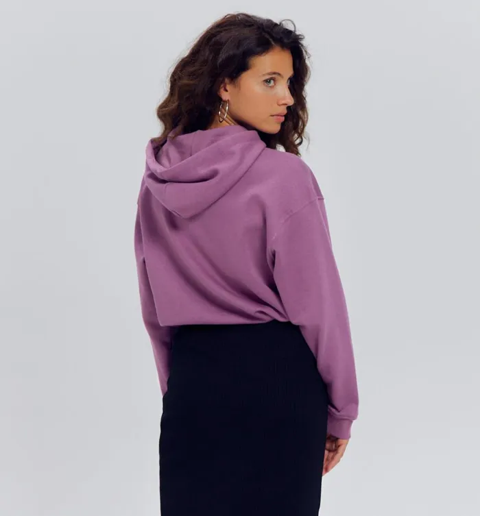 Women Hooded Sweatshirt 8211 Violet Moyen Promod Jumpers And Cardigans Women Hooded Sweatshirt 8211 Violet Moyen Promod Jumpers And Cardigans