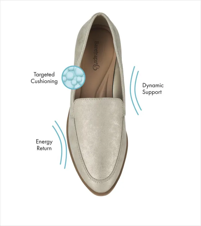 Women Hydie Loafer Champagne Baretraps Dress Shoes