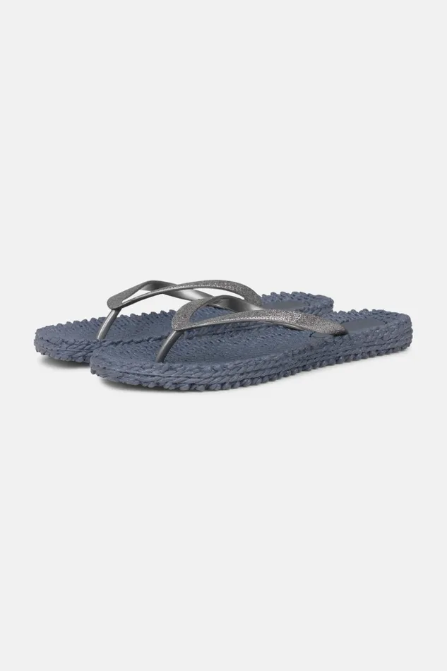 Women Ilse Jacobsen Flip Flops Flip Flop With Glitter 8211 Grey