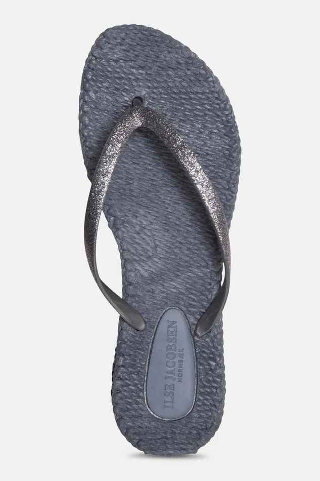 Women Ilse Jacobsen Flip Flops Flip Flop With Glitter 8211 Grey Women Ilse Jacobsen Flip Flops Flip Flop With Glitter 8211 Grey