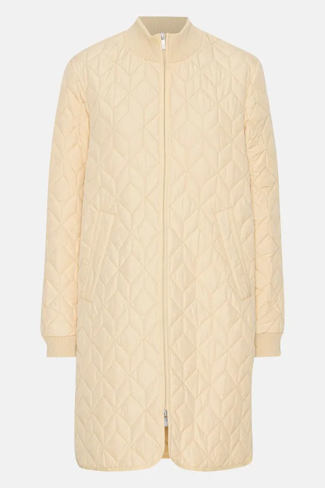 Women Ilse Jacobsen Jackets And Coats Padded Quilt Coat 8211 Beige