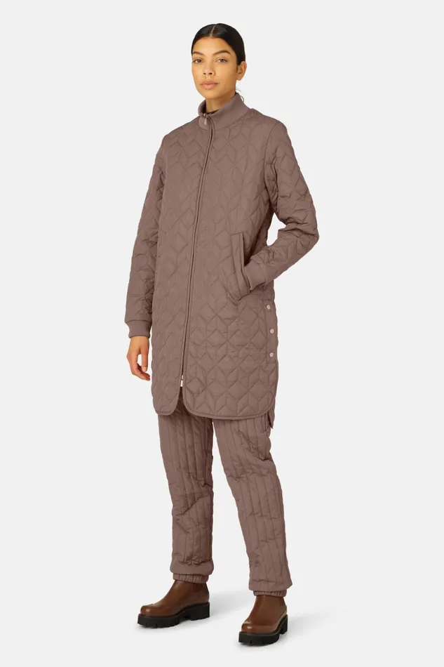 Women Ilse Jacobsen Jackets And Coats Quilt Coat 8211 Old Lavender