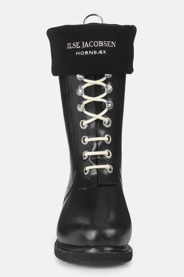Women Ilse Jacobsen Rainboots Accessories Fleece Socks For Rub15 Medium Rainboots 8211 Black Creme Women Ilse Jacobsen Rainboots Accessories Fleece Socks For Rub15 Medium Rainboots 8211 Black Creme