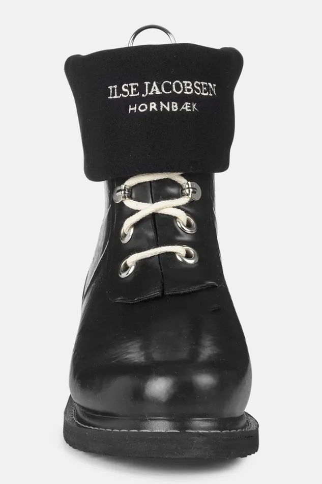 Women Ilse Jacobsen Rainboots Accessories Fleece Socks For Rub2 Short Rainboots 8211 Black Creme Women Ilse Jacobsen Rainboots Accessories Fleece Socks For Rub2 Short Rainboots 8211 Black Creme