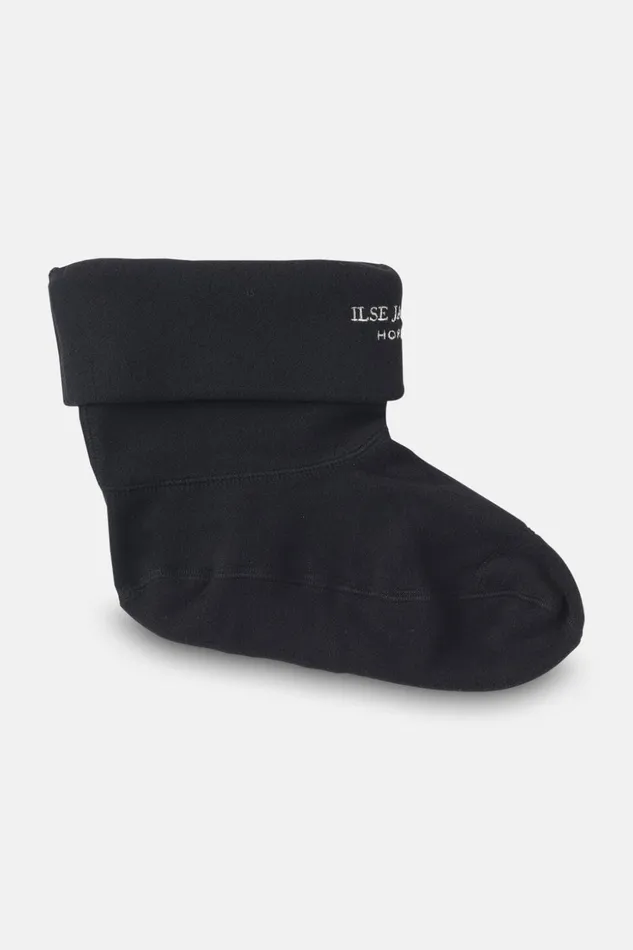 Women Ilse Jacobsen Rainboots Accessories Fleece Socks For Rub2 Short Rainboots 8211 Black Creme Women Ilse Jacobsen Rainboots Accessories Fleece Socks For Rub2 Short Rainboots 8211 Black Creme