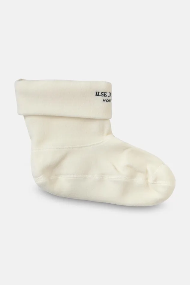 Women Ilse Jacobsen Rainboots Accessories Fleece Socks For Rub2 Short Rainboots 8211 Creme Black Women Ilse Jacobsen Rainboots Accessories Fleece Socks For Rub2 Short Rainboots 8211 Creme Black
