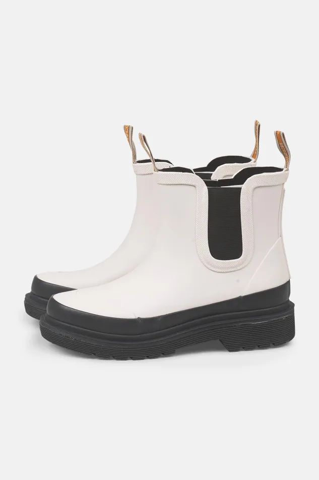 Women Ilse Jacobsen Rainboots Short Chelsea Rain 8211 Milk Creme