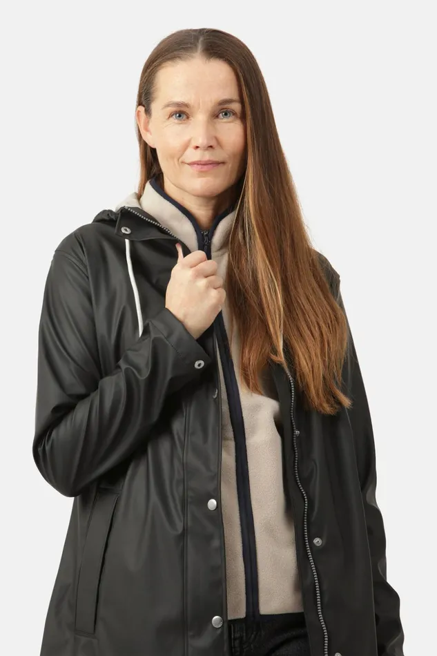 Women Ilse Jacobsen Raincoats Rain Jacket 8211 Black Beauty Women Ilse Jacobsen Raincoats Rain Jacket 8211 Black Beauty