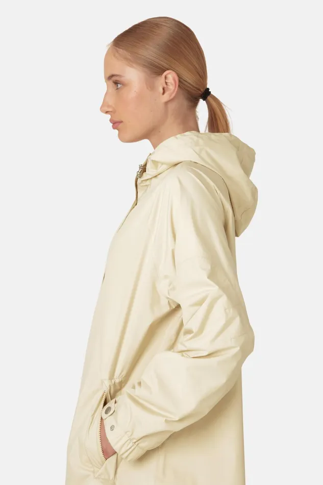 Women Ilse Jacobsen Raincoats Raincoat 8211 Bleached Sand