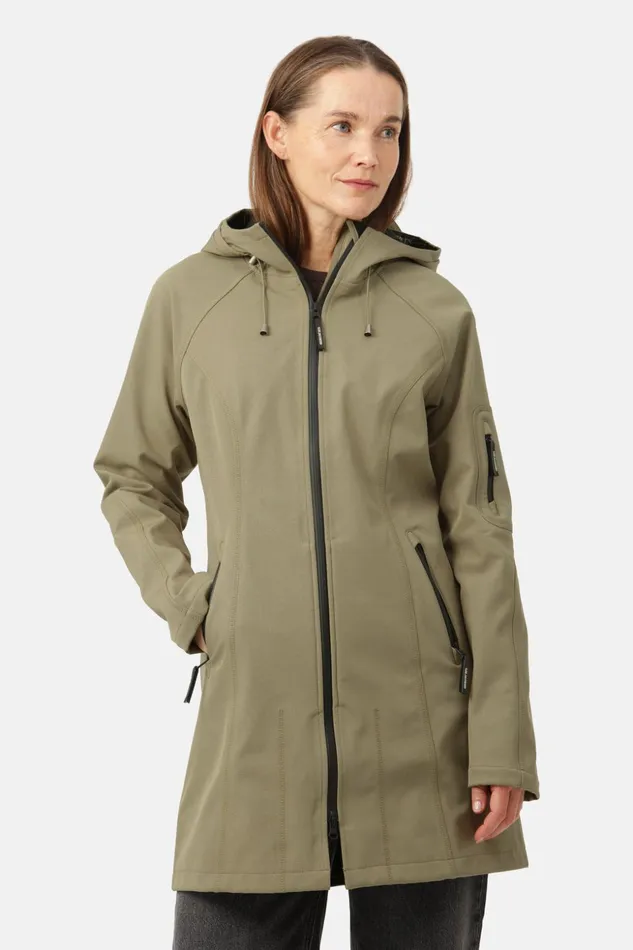 Women Ilse Jacobsen Raincoats Raincoat 8211 Covert Green Women Ilse Jacobsen Raincoats Raincoat 8211 Covert Green