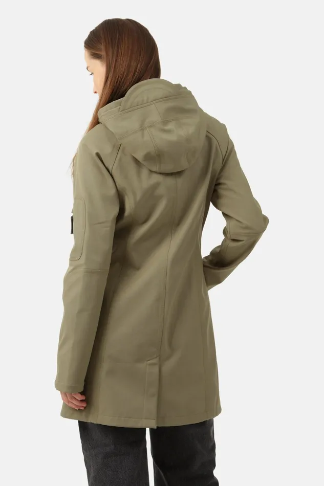 Women Ilse Jacobsen Raincoats Raincoat 8211 Covert Green Women Ilse Jacobsen Raincoats Raincoat 8211 Covert Green