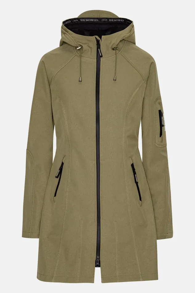 Women Ilse Jacobsen Raincoats Raincoat 8211 Covert Green Women Ilse Jacobsen Raincoats Raincoat 8211 Covert Green
