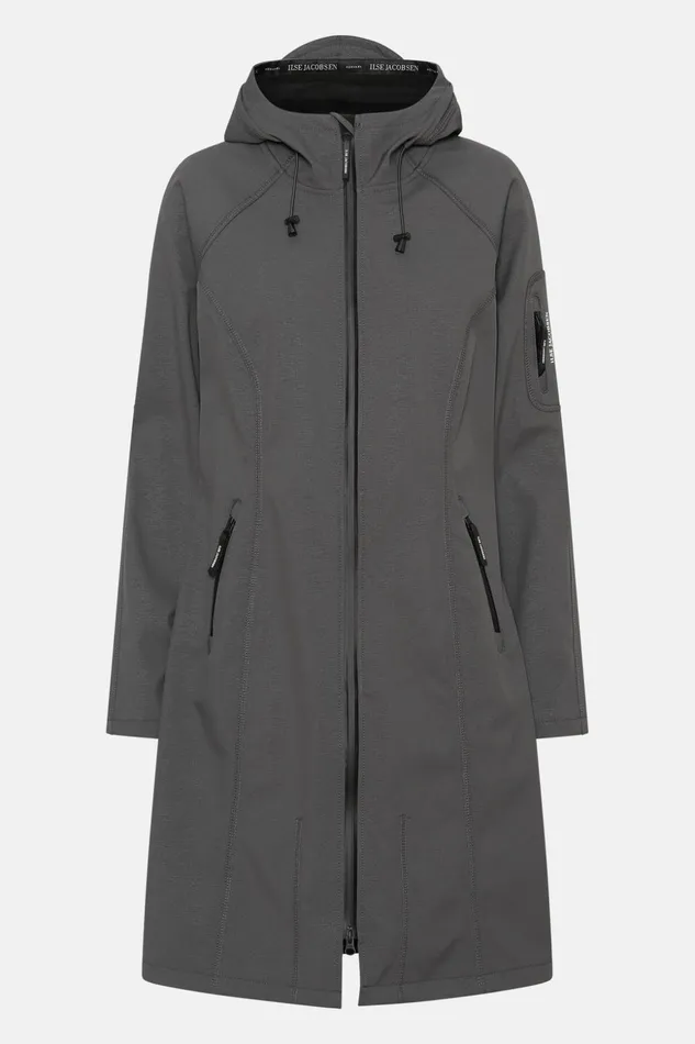 Women Ilse Jacobsen Raincoats Raincoat 8211 Dark Shadow Women Ilse Jacobsen Raincoats Raincoat 8211 Dark Shadow