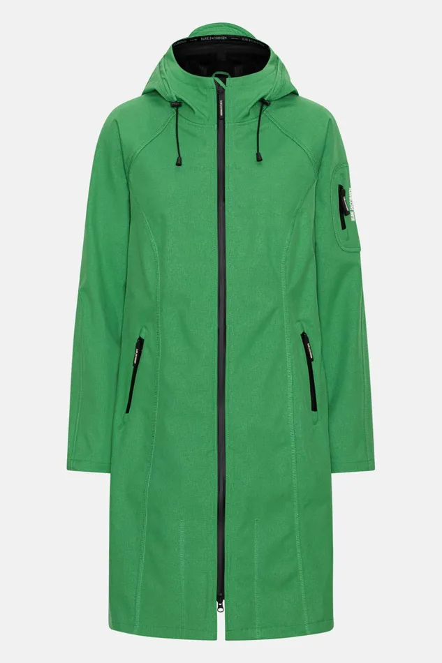 Women Ilse Jacobsen Raincoats Raincoat 8211 Evergreen
