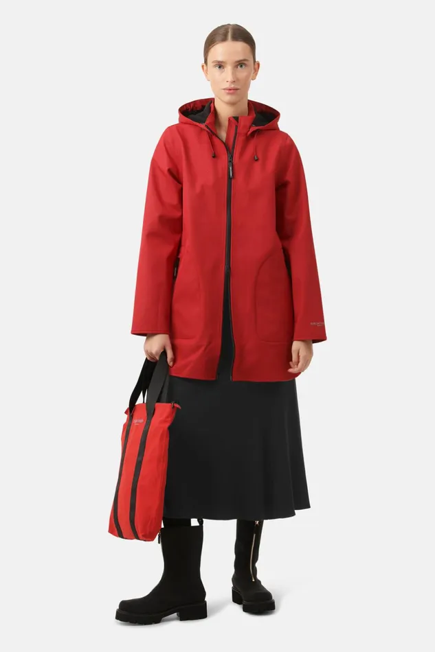Women Ilse Jacobsen Raincoats Raincoat 8211 Fire