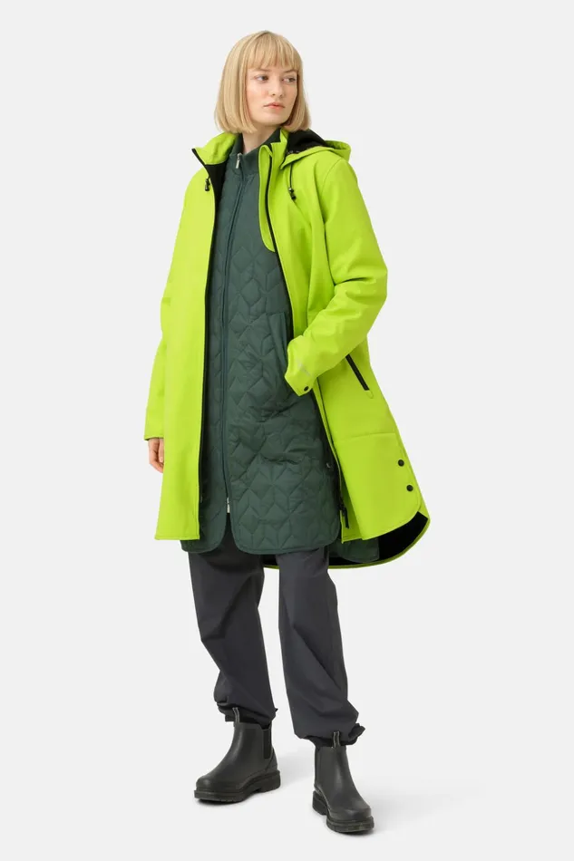 Women Ilse Jacobsen Raincoats Raincoat 8211 Lime Green