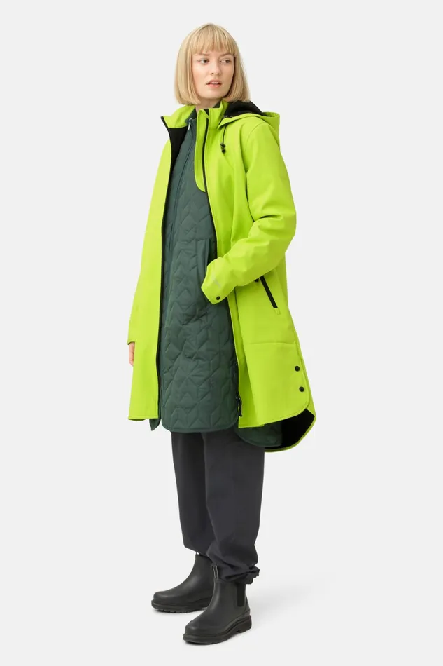 Women Ilse Jacobsen Raincoats Raincoat 8211 Lime Green