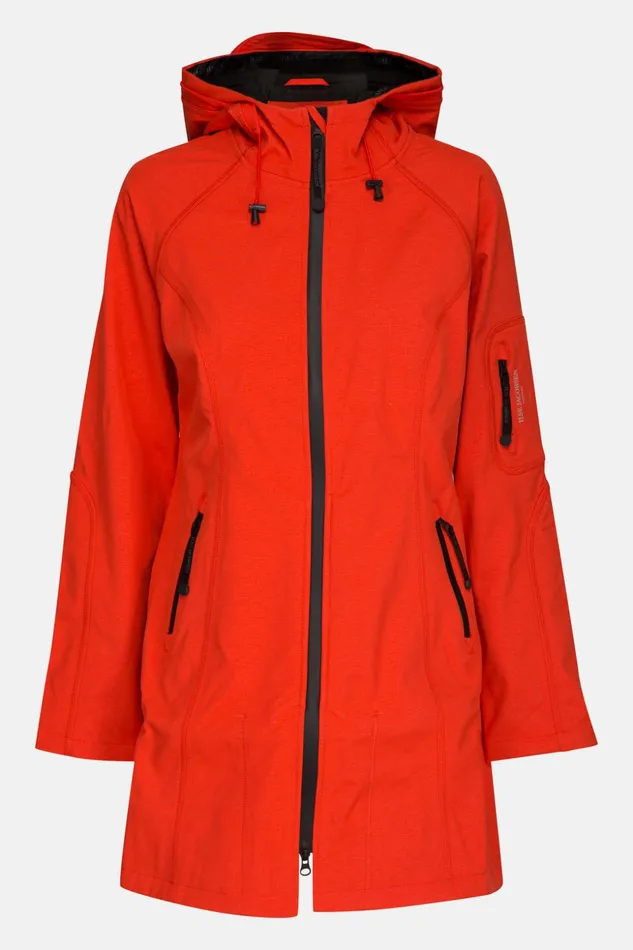 Women Ilse Jacobsen Raincoats Raincoat 8211 Warm Orange