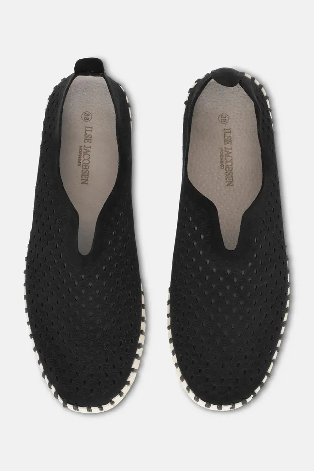 Women Ilse Jacobsen Tulip Flats Flats 8211 Black Women Ilse Jacobsen Tulip Flats Flats 8211 Black