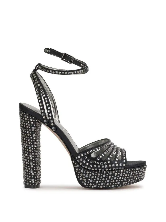 Women Iralin Platform Sandal In Black Dazzle Jessica Simpson Platforms