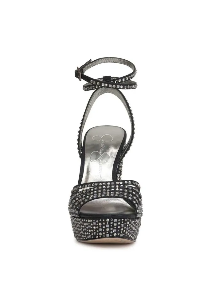 Women Iralin Platform Sandal In Black Dazzle Jessica Simpson Platforms