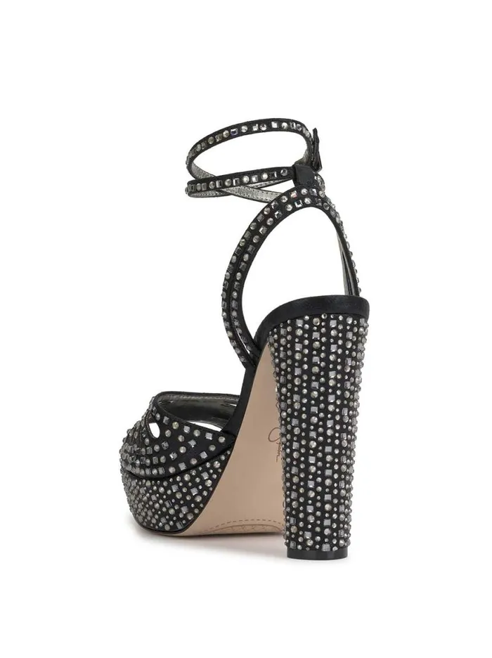 Women Iralin Platform Sandal In Black Dazzle Jessica Simpson Platforms