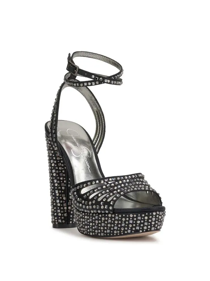 Women Iralin Platform Sandal In Black Dazzle Jessica Simpson Platforms
