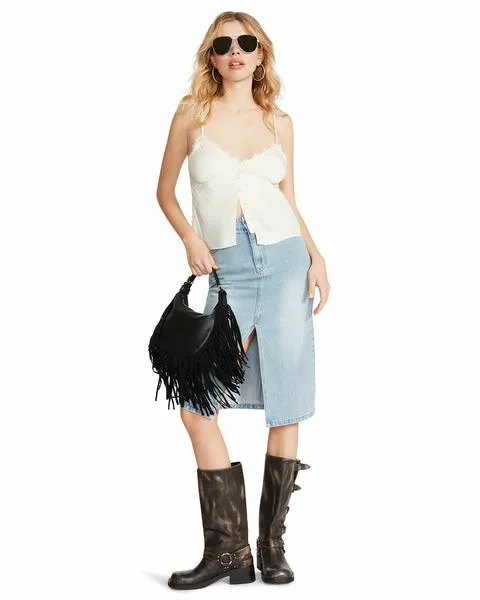 Women IVONNE JEAN SKIRT Denim Fabric Steve Madden Bottoms Women IVONNE JEAN SKIRT Denim Fabric Steve Madden Bottoms