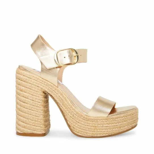 Women JANICE GOLD Gold Steve Madden Heels