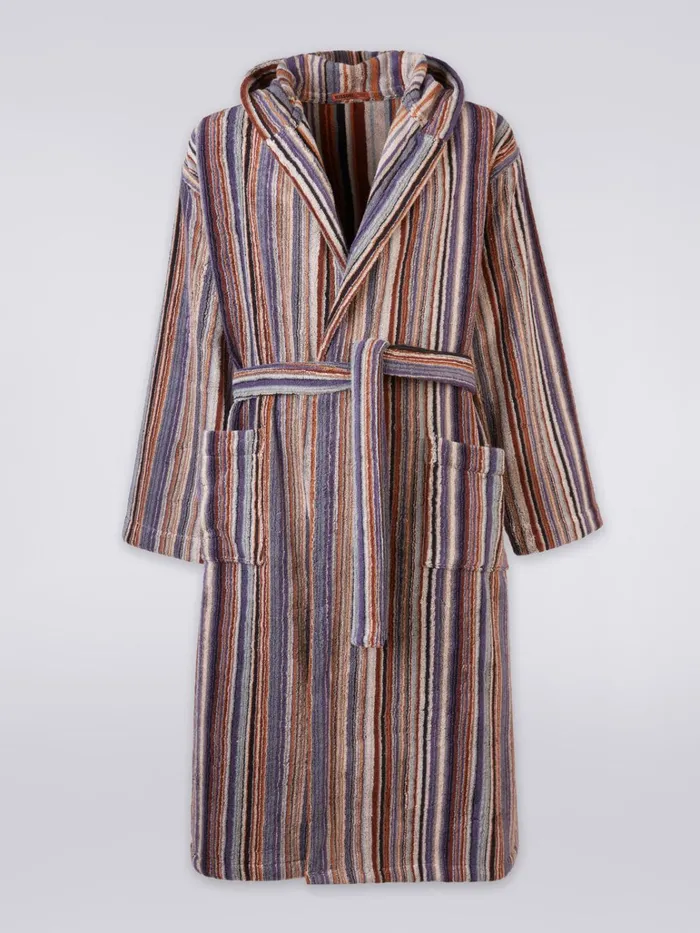 Women Jazz Hooded Bathrobe Multicoloured Missoni Bathrobes