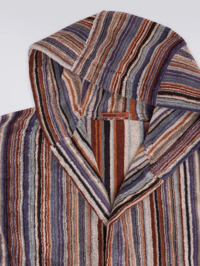 Women Jazz Hooded Bathrobe Multicoloured Missoni Bathrobes Women Jazz Hooded Bathrobe Multicoloured Missoni Bathrobes
