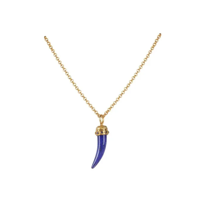 Women Jewellery Camilla Valere Lapis Lioness Necklace Multi
