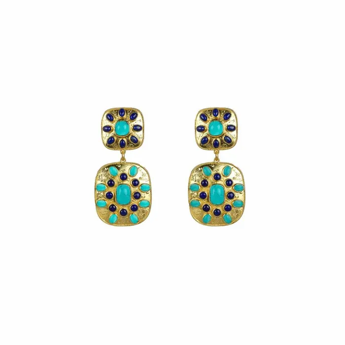 Women Jewellery Camilla Valere Turquoise Cordelia Earrings Multi