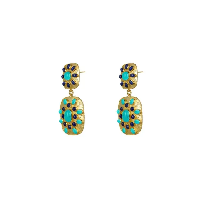 Women Jewellery Camilla Valere Turquoise Cordelia Earrings Multi