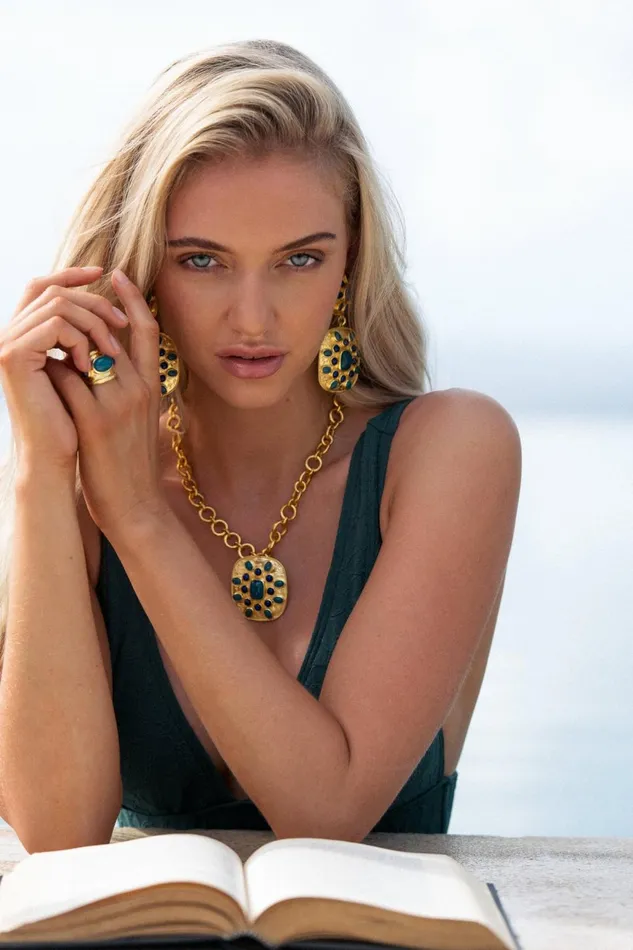 Women Jewellery Camilla Valere Turquoise Cordelia Earrings Multi