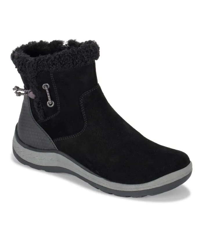 Women Kalina Cold Weather Bootie Black Suede Baretraps Booties