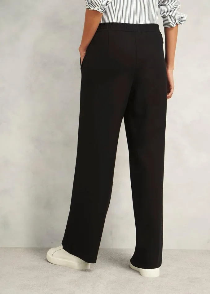 Women Kathy Ponte Trousers Black Hobbs Trousers