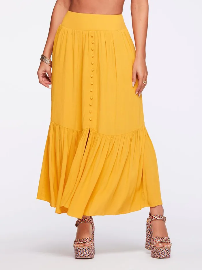 Women Kelsie Skirt In Golden Rod Jessica Simpson Bottoms