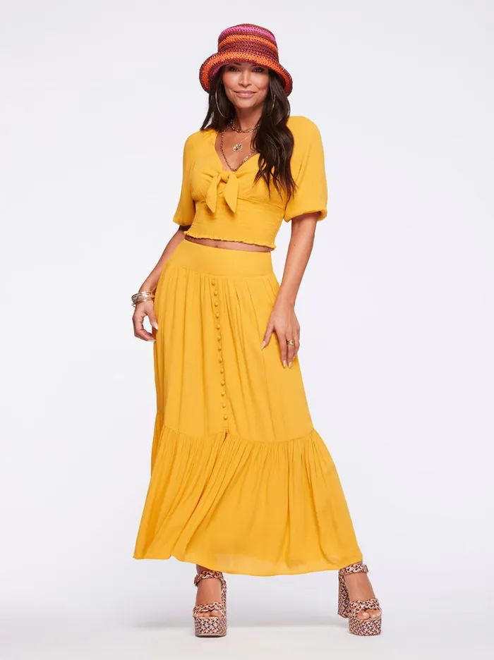 Women Kelsie Skirt In Golden Rod Jessica Simpson Bottoms