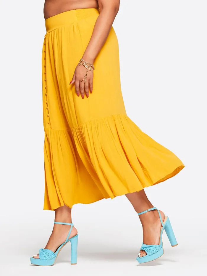 Women Kelsie Skirt In Golden Rod Jessica Simpson Bottoms