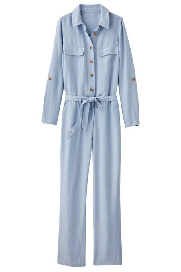 Women Kerry Jumpsuit Light Chambray Soft Surroundings Dresses Women Kerry Jumpsuit Light Chambray Soft Surroundings Dresses