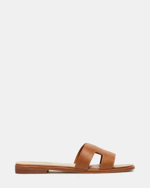 WomenKids039 HADYN COGNAC LEATHER Cognac Leather Steve Madden Sandals