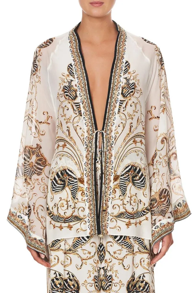 Women Kimonos Camilla Kimono Layer With Tie Night Waiting For Day