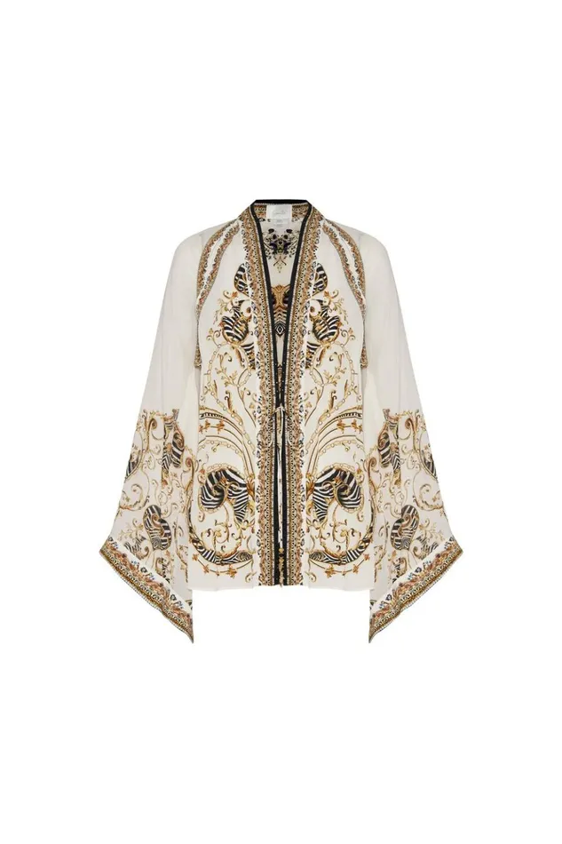 Women Kimonos Camilla Kimono Layer With Tie Night Waiting For Day