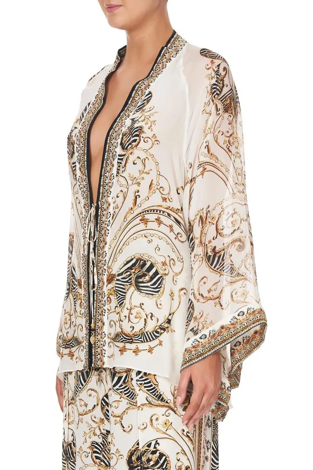 Women Kimonos Camilla Kimono Layer With Tie Night Waiting For Day