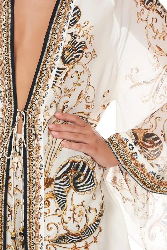 Women Kimonos Camilla Kimono Layer With Tie Night Waiting For Day