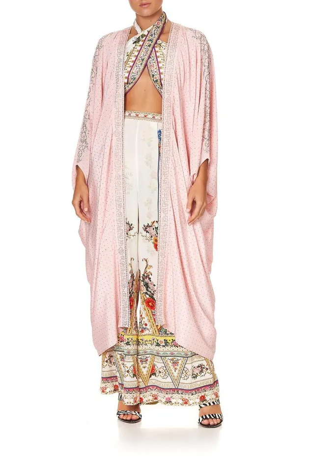 Women Kimonos Camilla Layer With Centre Back Panel Luxe Pink